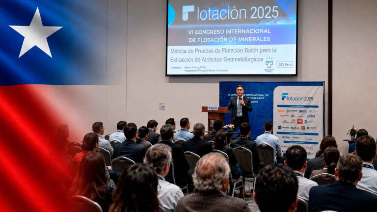 Minería chilena presentará avances en flotación durante cita técnica en Lima